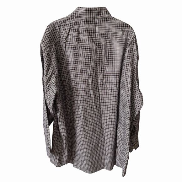 Set of 2 Kirkland Mens Size 19 34/35 Dress Shirt Tailored Fit Long Sleeve - Picture 8 of 12